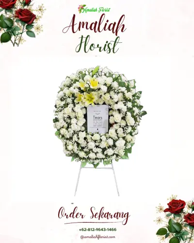Krans Bunga Duka Cita di Bandara Adi Soemarmo Solo